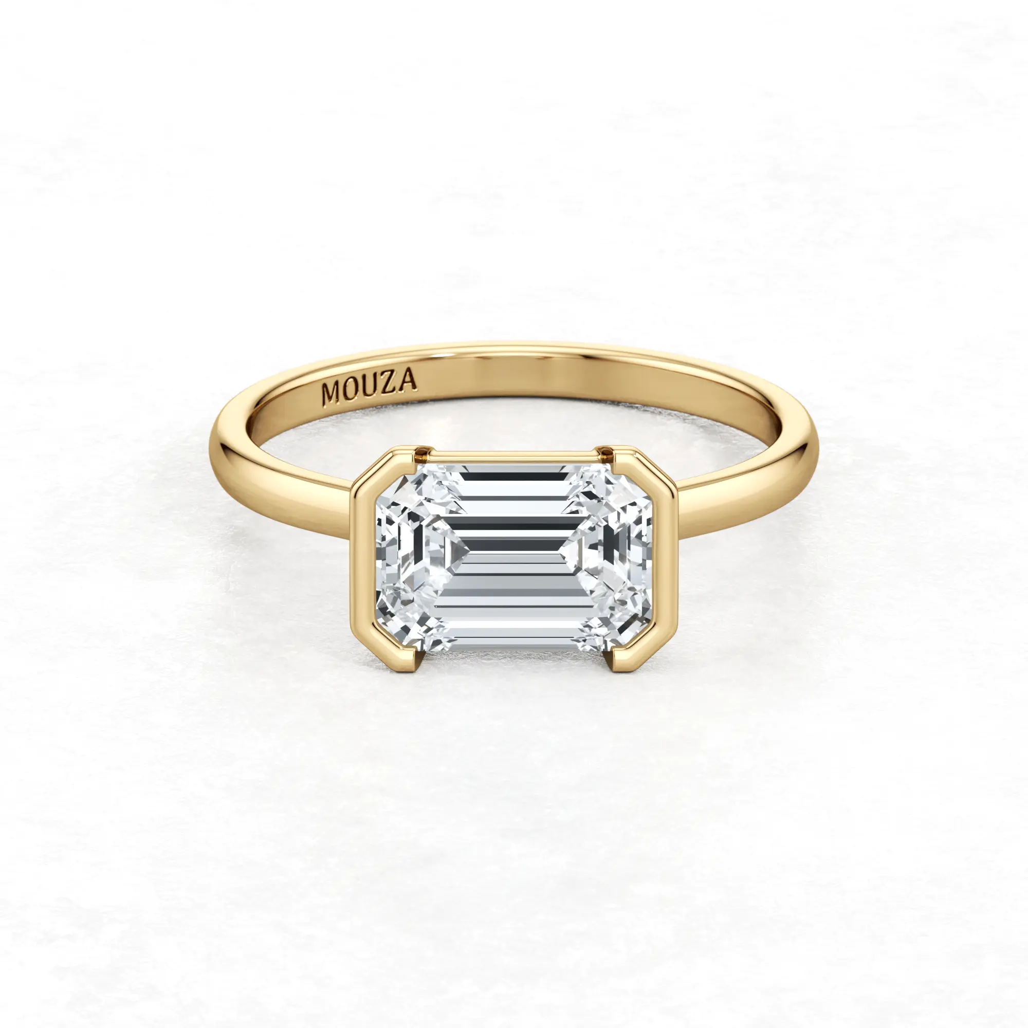 Bezel Diamond Engagement Rings